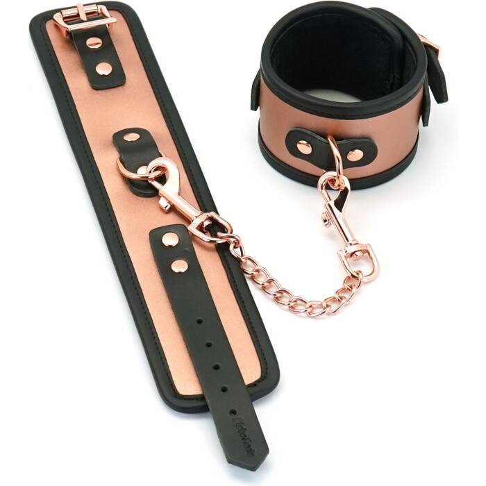 Поножі Liebe Seele Rose Gold Memory Ankle Cuffs, натуральна шкіра, рожеве золото