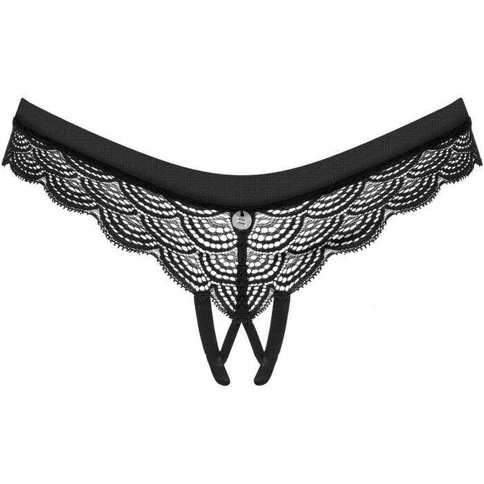 Трусики з доступом Obsessive Chemeris crotchless panties XS/S