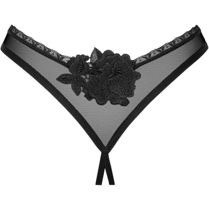 Трусики з доступом Obsessive Latinesa crotchless thong XS/S Новинка