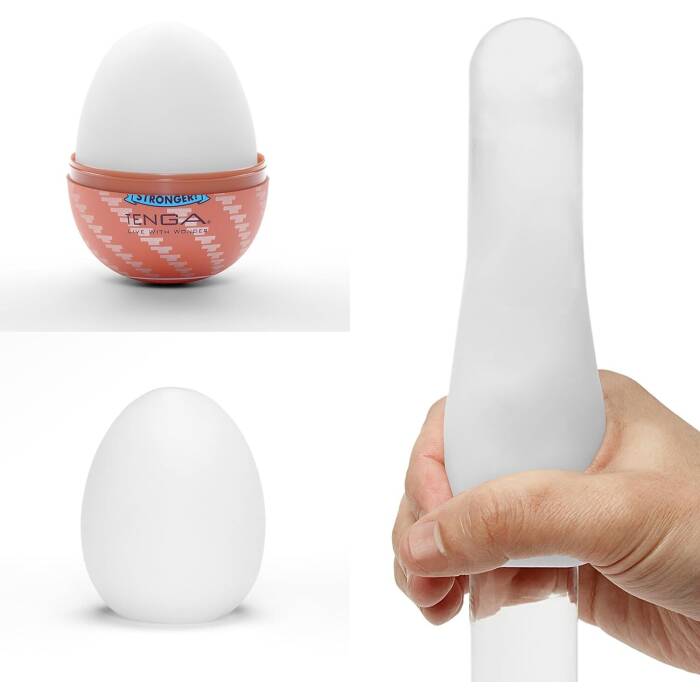 Набір мастурбаторів-яєць Tenga Egg Hard Boilded II Pack (6 яєць), щільний TPE, опукла текстура