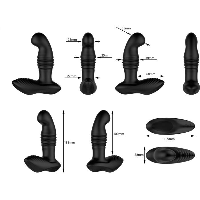 Масажер простати Nexus Thrust Prostate Edition, вібрація та пульсація, пульт ДК