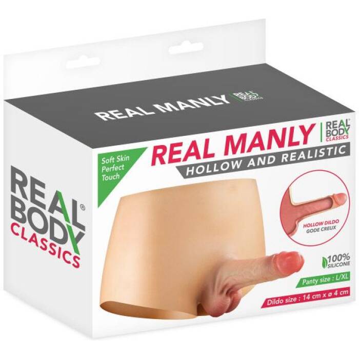 Страпон Real Body — Real Manly hollow and realistic L/XL