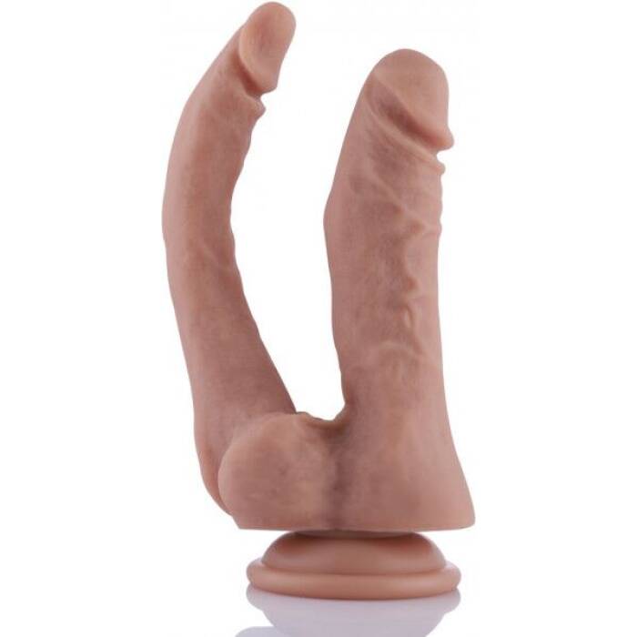 Подвійний фалоімітатор Hismith 9.8" Double Penetrator Silicone Dildo