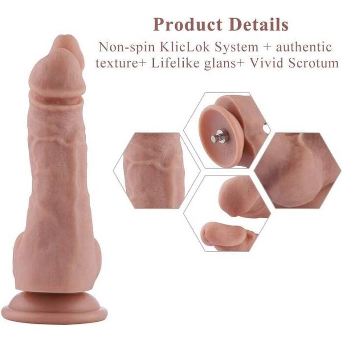 Подвійний фалоімітатор Hismith 9.8" Double Penetrator Silicone Dildo