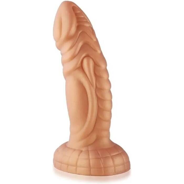 Силіконовий дилдо Hismith Slightly Curved Silicone Dildo Monster Series