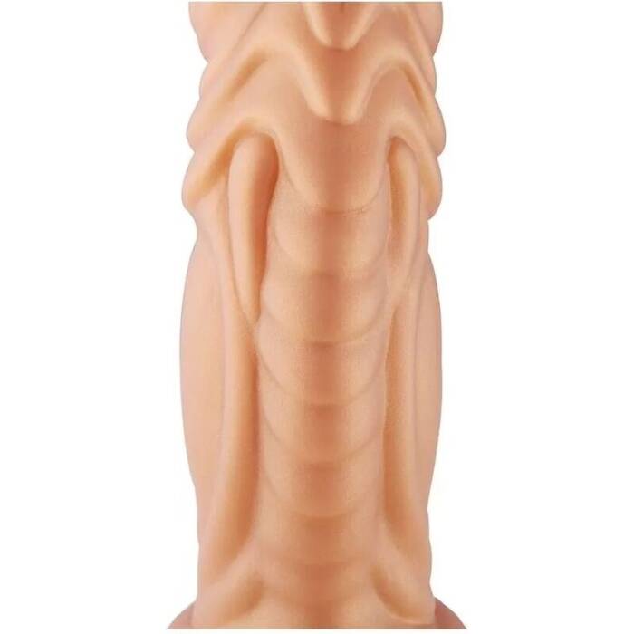 Силіконовий дилдо Hismith Slightly Curved Silicone Dildo Monster Series