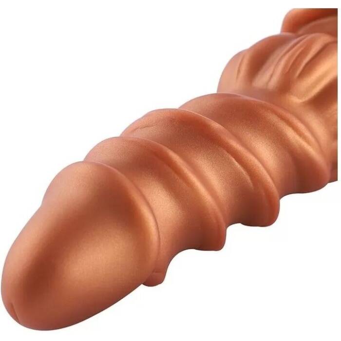 Силіконовий дилдо Hismith Spiral Grain Silicone Dildo Monster Series