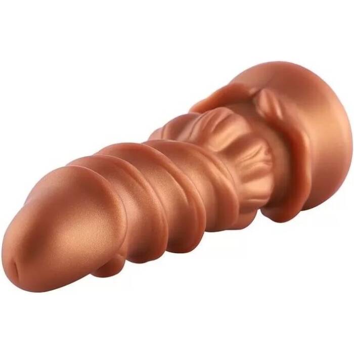 Силіконовий дилдо Hismith Spiral Grain Silicone Dildo Monster Series