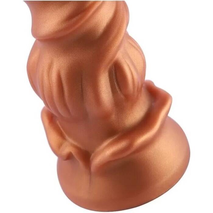 Силіконовий дилдо Hismith Spiral Grain Silicone Dildo Monster Series