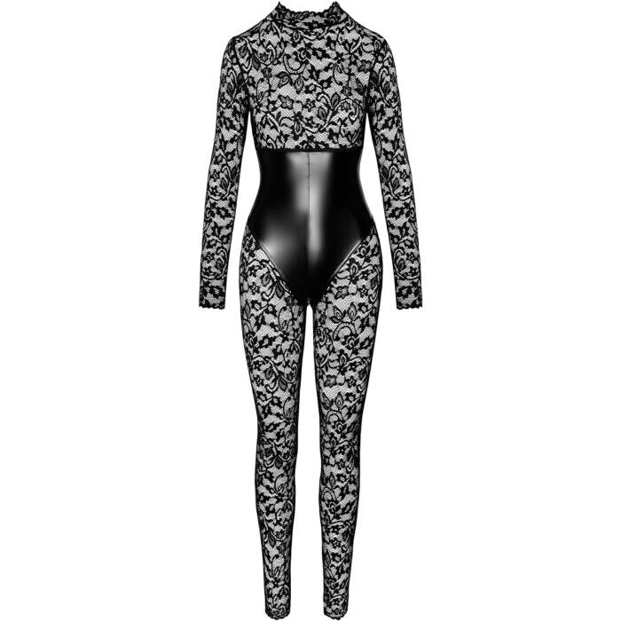 Комбінезон Noir Handmade F299 Enigma lace catsuit with underbust bodice - S