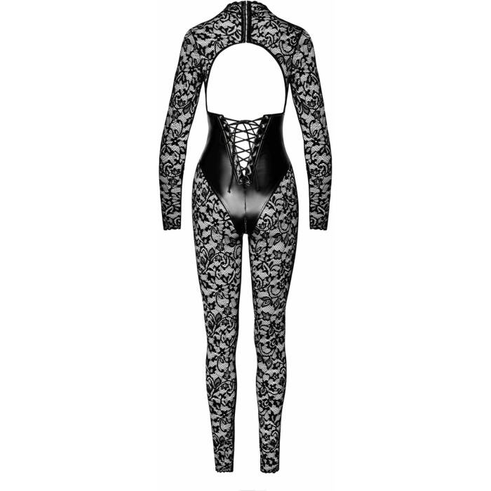 Комбінезон Noir Handmade F299 Enigma lace catsuit with underbust bodice - XXL