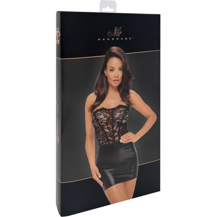 Сукня Noir Handmade F300 Solace lace up corset mini dress - XL