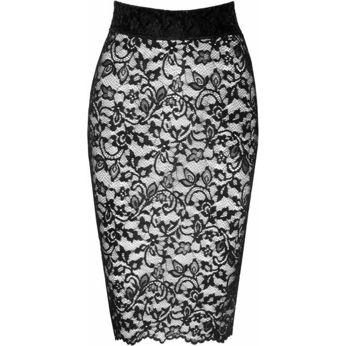 Спідниця Noir Handmade F302 Ambivalence lace up midi skirt - S