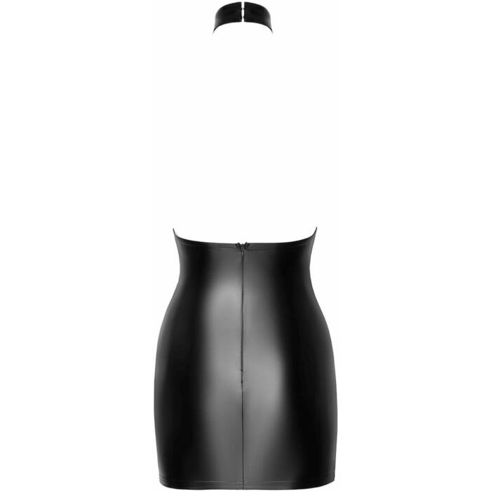 Сукня Noir Handmade F311 Eros mini halter dress of flocked mesh and wetlook - S