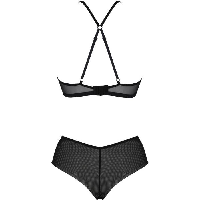 Комплект Passion KERRIA BIKINI black, L/XL, бралет і трусики-бікіні