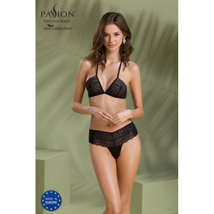 Комплект Passion KERRIA BIKINI black, XXL/XXXL, бралет і трусики-бікіні