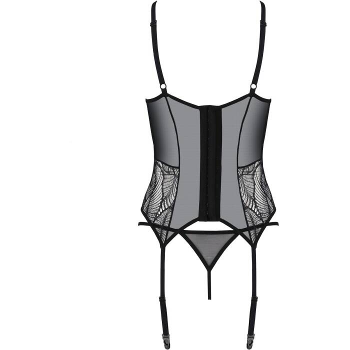 Корсет Passion LEAFA CORSET black L/XL - ECO Passion