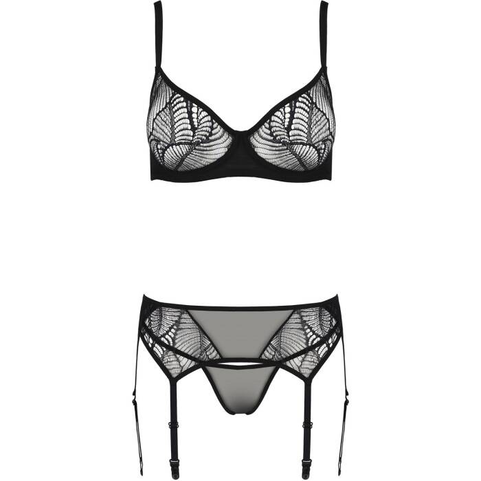 Комплект Passion LEAFA SET black S/M - ECO Passion