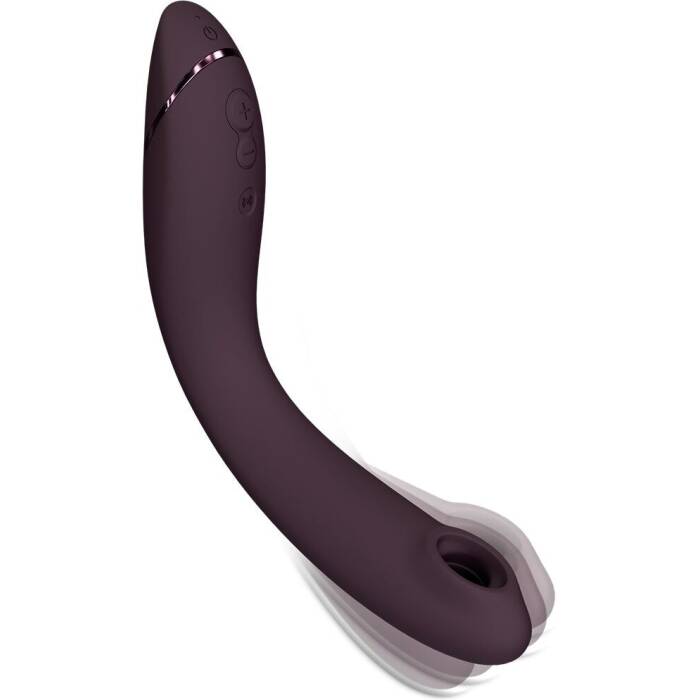 Вібратор для точки G з вакуумною стимуляцією Womanizer OG Aubergine