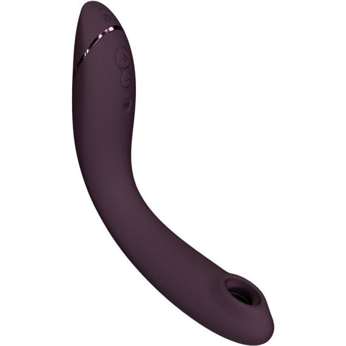 Вібратор для точки G з вакуумною стимуляцією Womanizer OG Aubergine