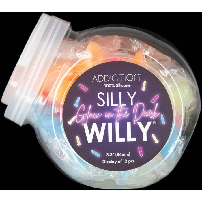 Набір фалоімітаторів ADDICTION Silly Willy Glow in the Dark 12 шт