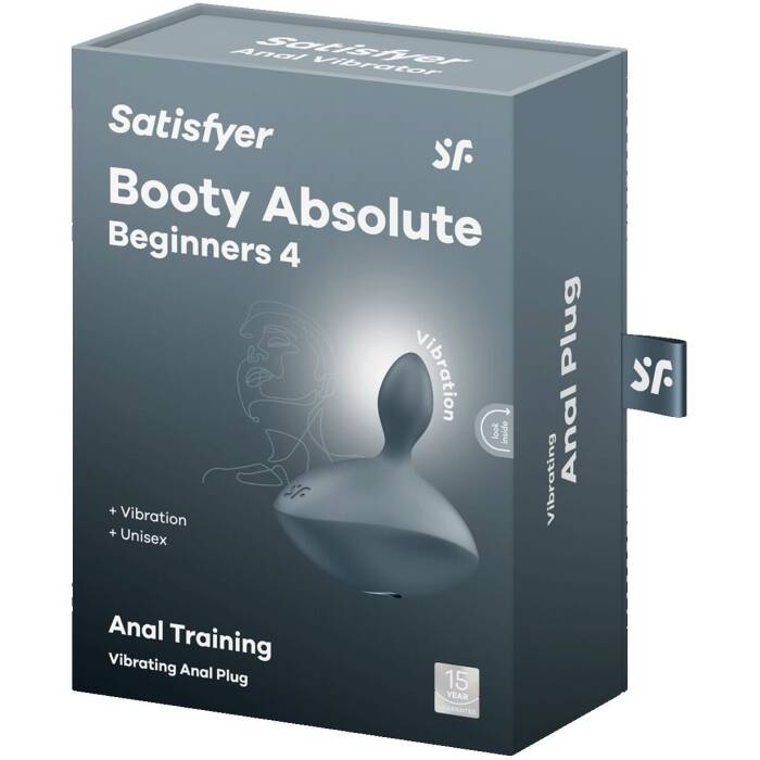 Анальна вібропробка Satisfyer Booty Absolute Beginners 4, для початківців, ввідна частина 3 см