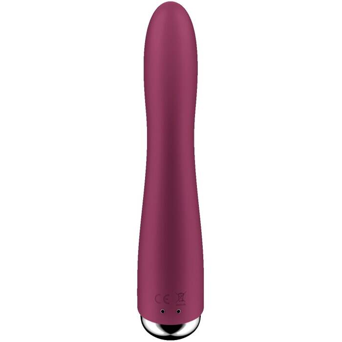 Вібратор точки G з обертанням Satisfyer Spinning Vibe 1 Red, 2 мотори