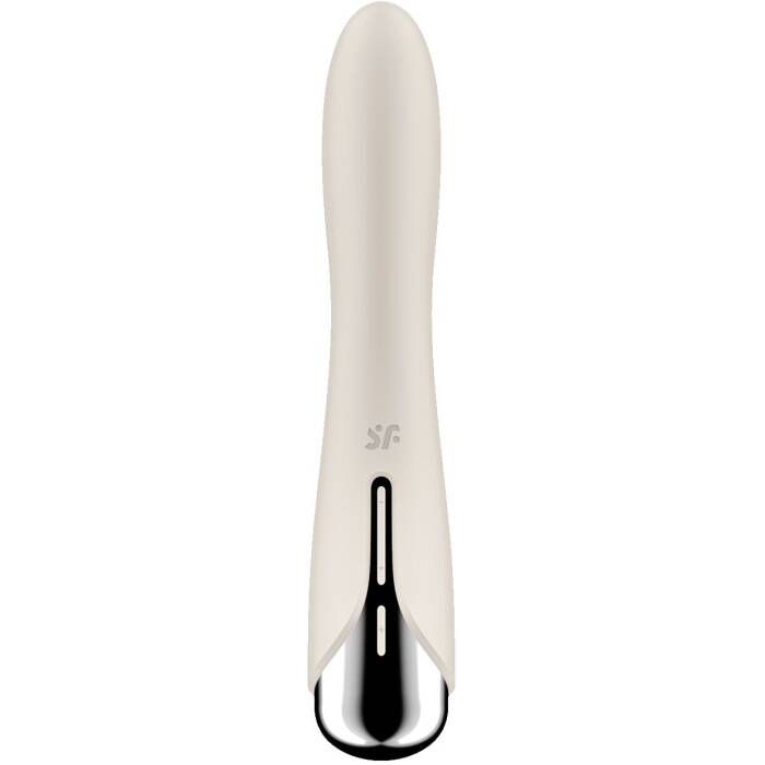 Вібратор точки G з обертанням Satisfyer Spinning Vibe 1 Beige, 2 мотори