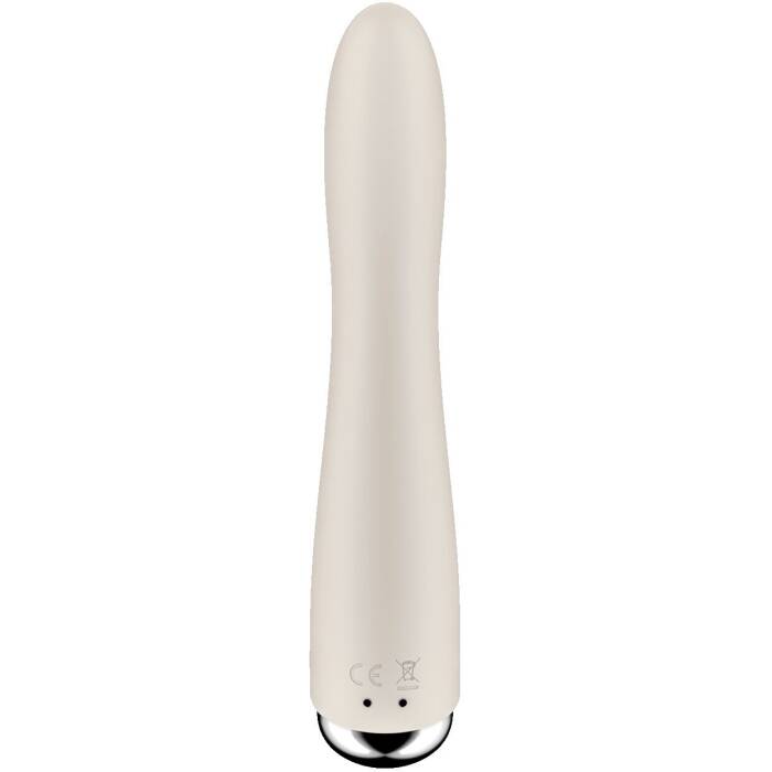 Вібратор точки G з обертанням Satisfyer Spinning Vibe 1 Beige, 2 мотори