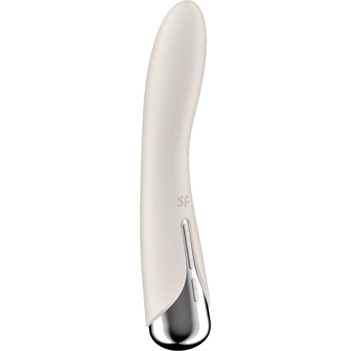 Вібратор точки G з обертанням Satisfyer Spinning Vibe 1 Beige, 2 мотори