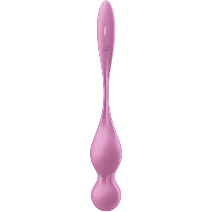 Вагінальні смарт-кульки з вібрацією Satisfyer Love Birds 1 Connect App Pink, 78 г