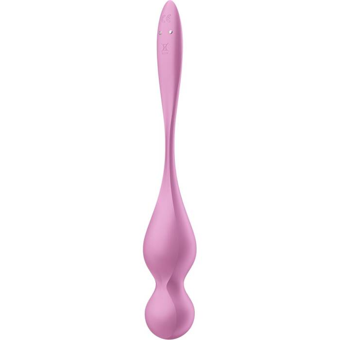 Вагінальні смарт-кульки з вібрацією Satisfyer Love Birds 1 Connect App Pink, 78 г