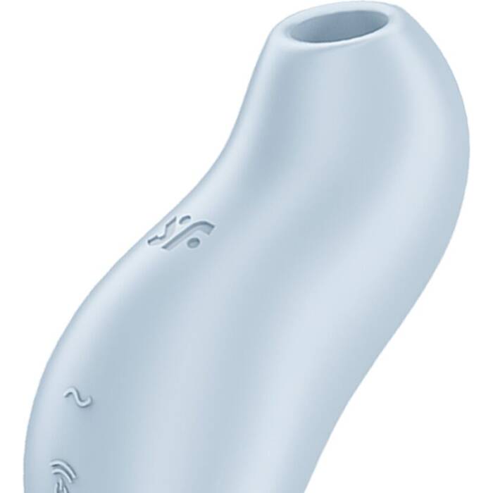 Вакуумний кліторальний стимулятор з вібрацією Satisfyer Pocket Pro 1 Blue