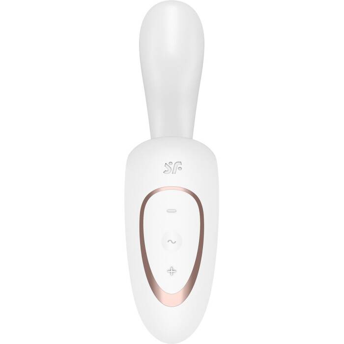 Вагінально-кліторальний вібратор Satisfyer G for Goddess 1 White, 2 мотори