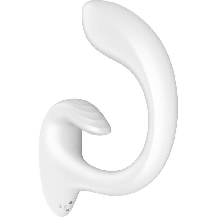 Вагінально-кліторальний вібратор Satisfyer G for Goddess 1 White, 2 мотори