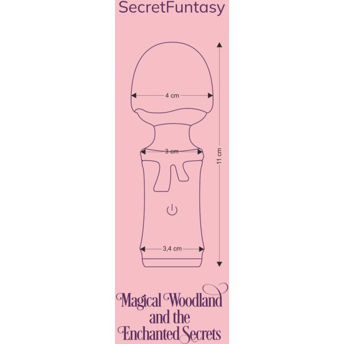 Мінівібромасажер FairyGasm SecretFuntasy violet