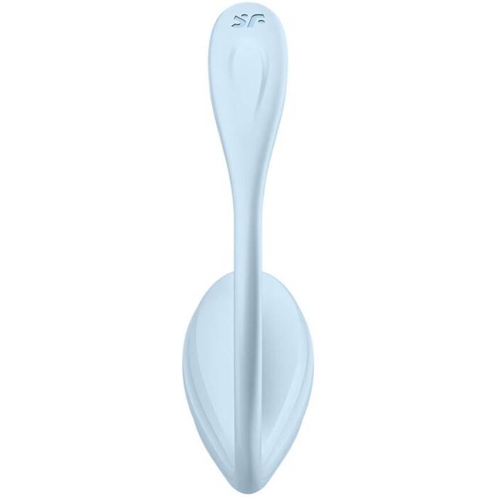 Смарт-віброяйце Satisfyer Smooth Petal Connect App Light Blue