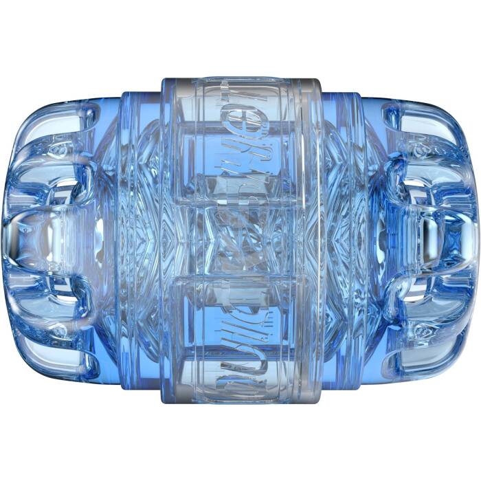 Мастурбатор Fleshlight Quickshot Turbo Blue Ice, компактний, чудово для пар і мінету