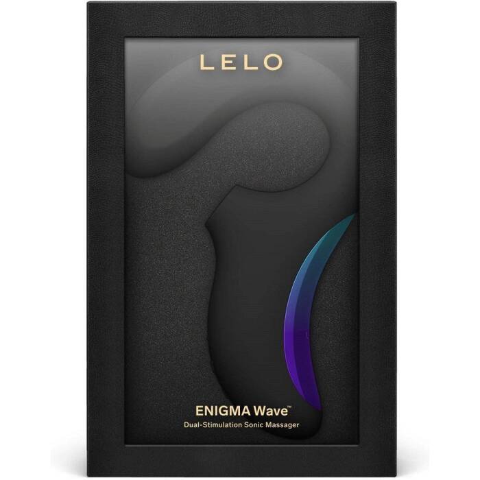 Кліторально-вагінальний звуковий стимулятор LELO Enigma WAVE Black, 3 типи стимуляції