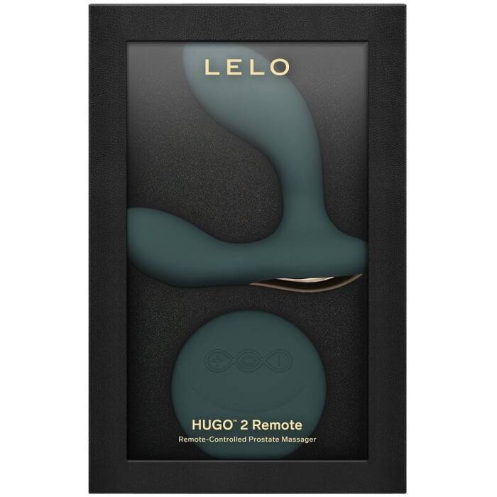 Масажер простати LELO Hugo 2 Remote Green, 2 мотори, дуже потужний, пульт ДК