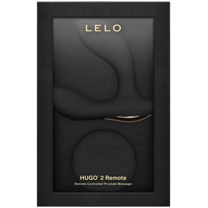 Масажер простати LELO Hugo 2 Remote Black, 2 мотори, дуже потужний, пульт ДК