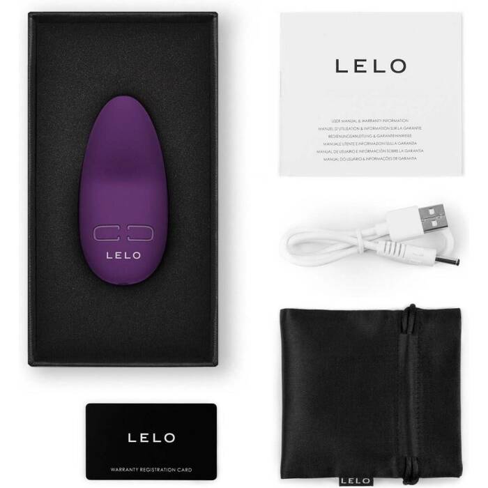 Мінівібратор для клітора LELO Lily 3 Dark Plum, 10 режимів, дуже потужний