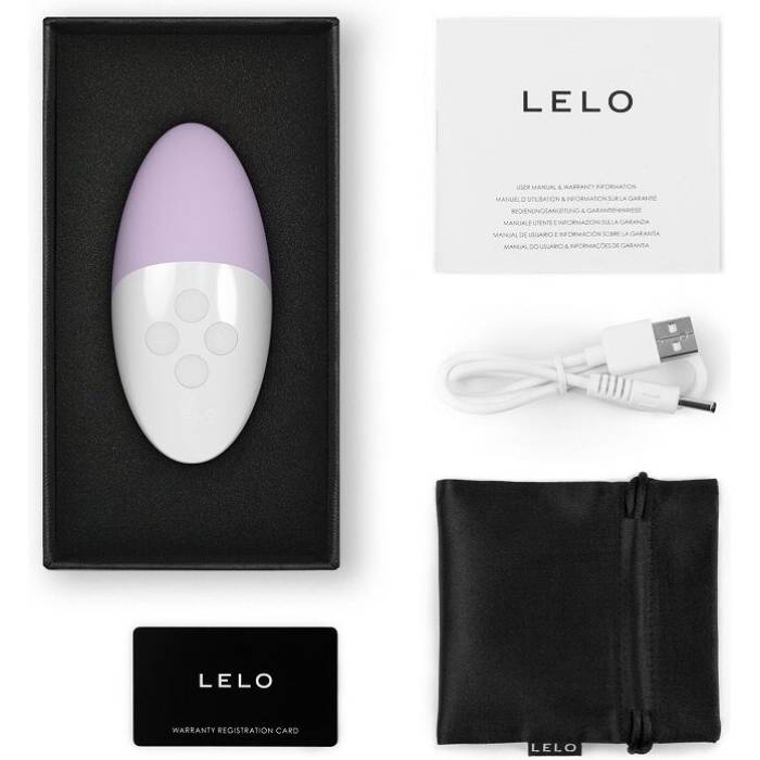 Музичний вібратор для клітора LELO SIRI 3 Calm Lavender, вібрації в ритмі звуків без смартфона