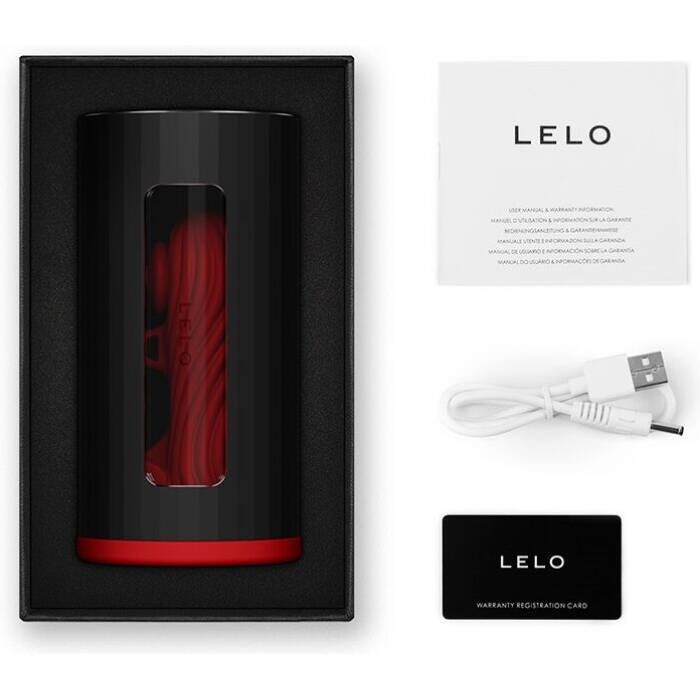 Смарт-мастурбатор LELO F1S V3 Red, 2 мотори, 8 режимів, стимуляція звуковими хвилями