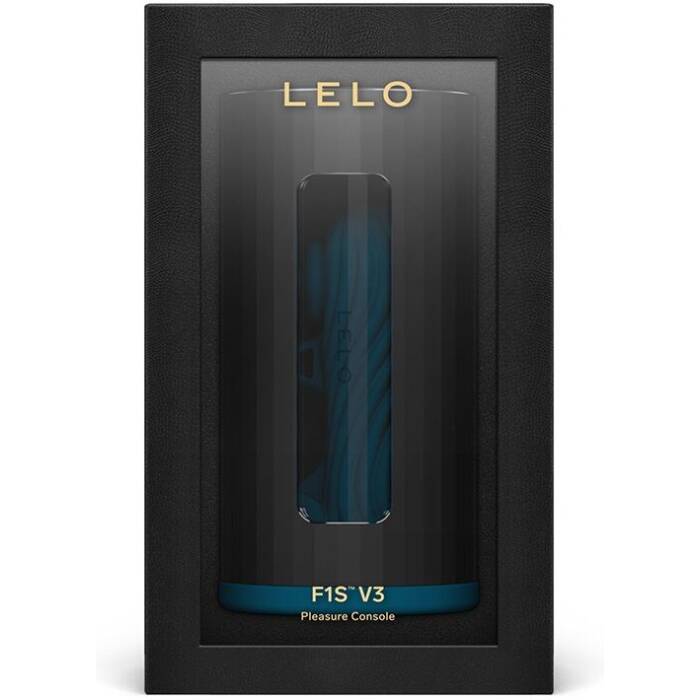 Смарт-мастурбатор LELO F1S V3 Teal, 2 мотори, 8 режимів, стимуляція звуковими хвилями