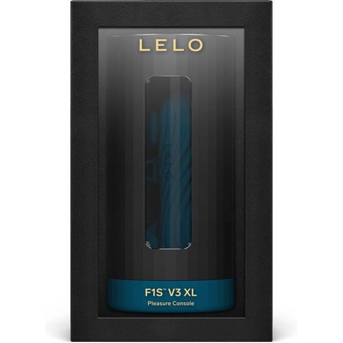 Смарт-мастурбатор LELO F1S V3 XL Teal, збільшений, 2 мотори, 8 режимів, стимуляція звуковими хвилями