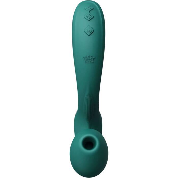 Вібратор-пульсатор з вакуумною насадкою Zalo – Talis G-Spot PulseWave Vibrator Turquoise Green