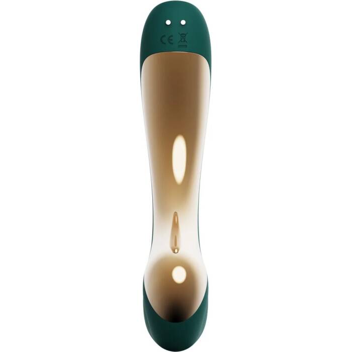 Вібратор-пульсатор з вакуумною насадкою Zalo – Talis G-Spot PulseWave Vibrator Turquoise Green