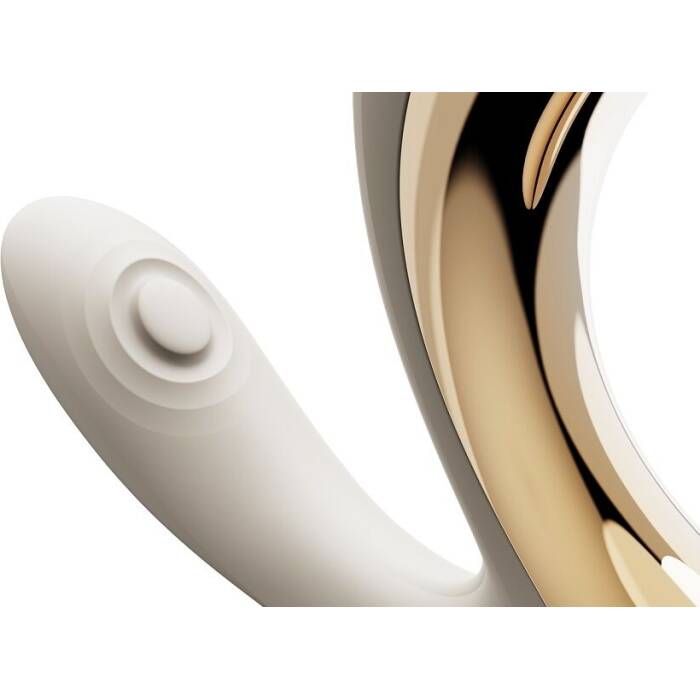 Вібратор-пульсатор з вакуумною насадкою Zalo – Talis G-Spot PulseWave Vibrator Ivory White