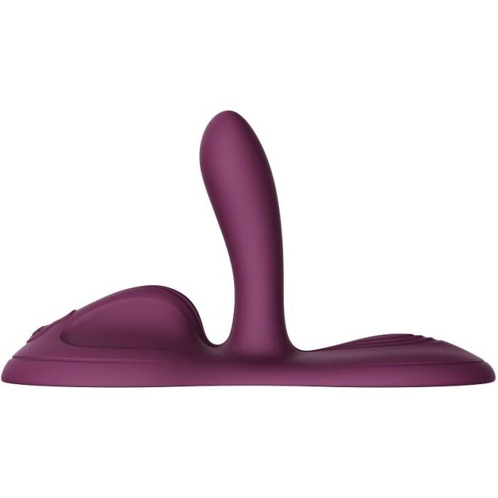 Sit-on-top смарт-вібратор Zalo – Flora Smart Vibrating Pad Velvet Purple, 9 моторів